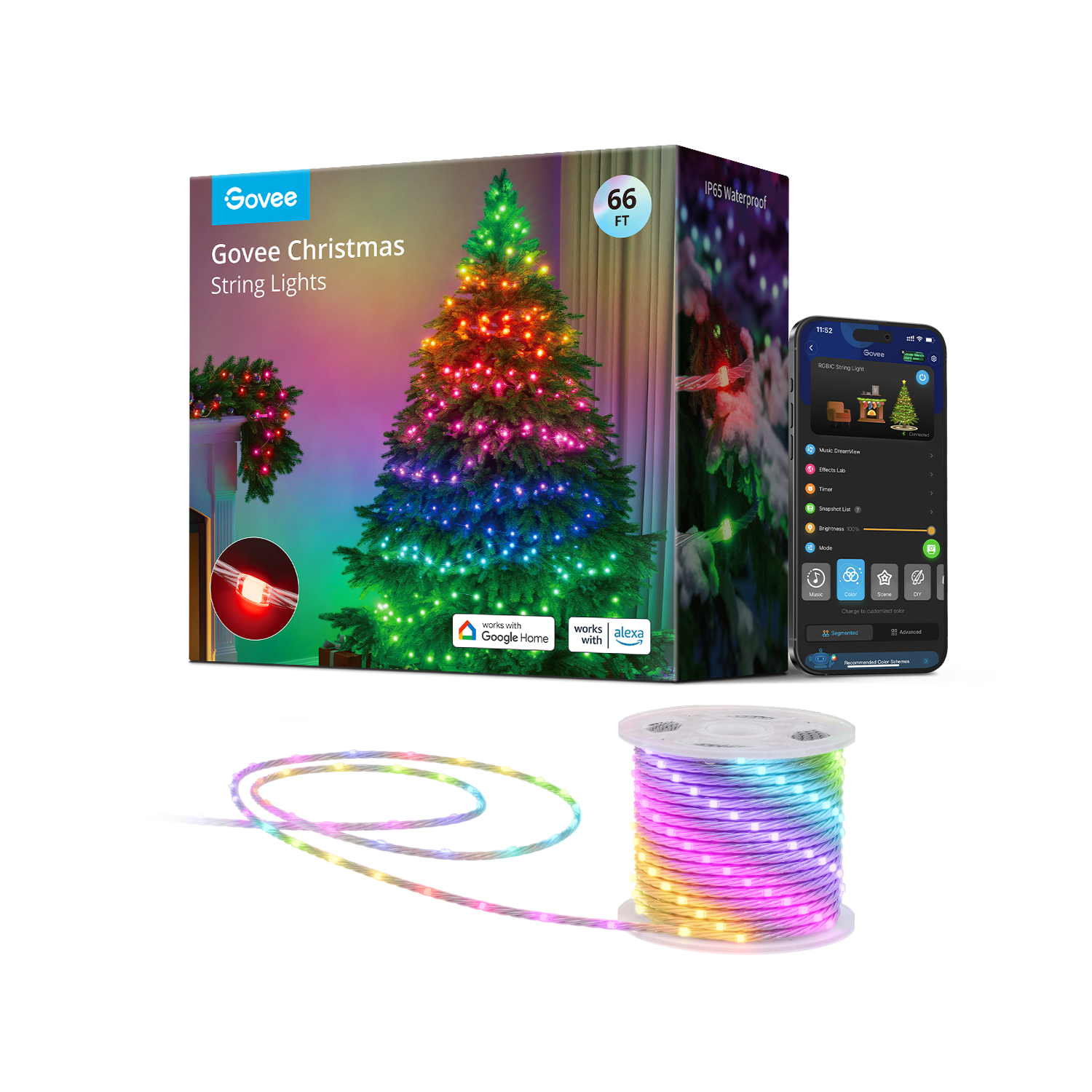 Refurbished Govee Christmas String Lights