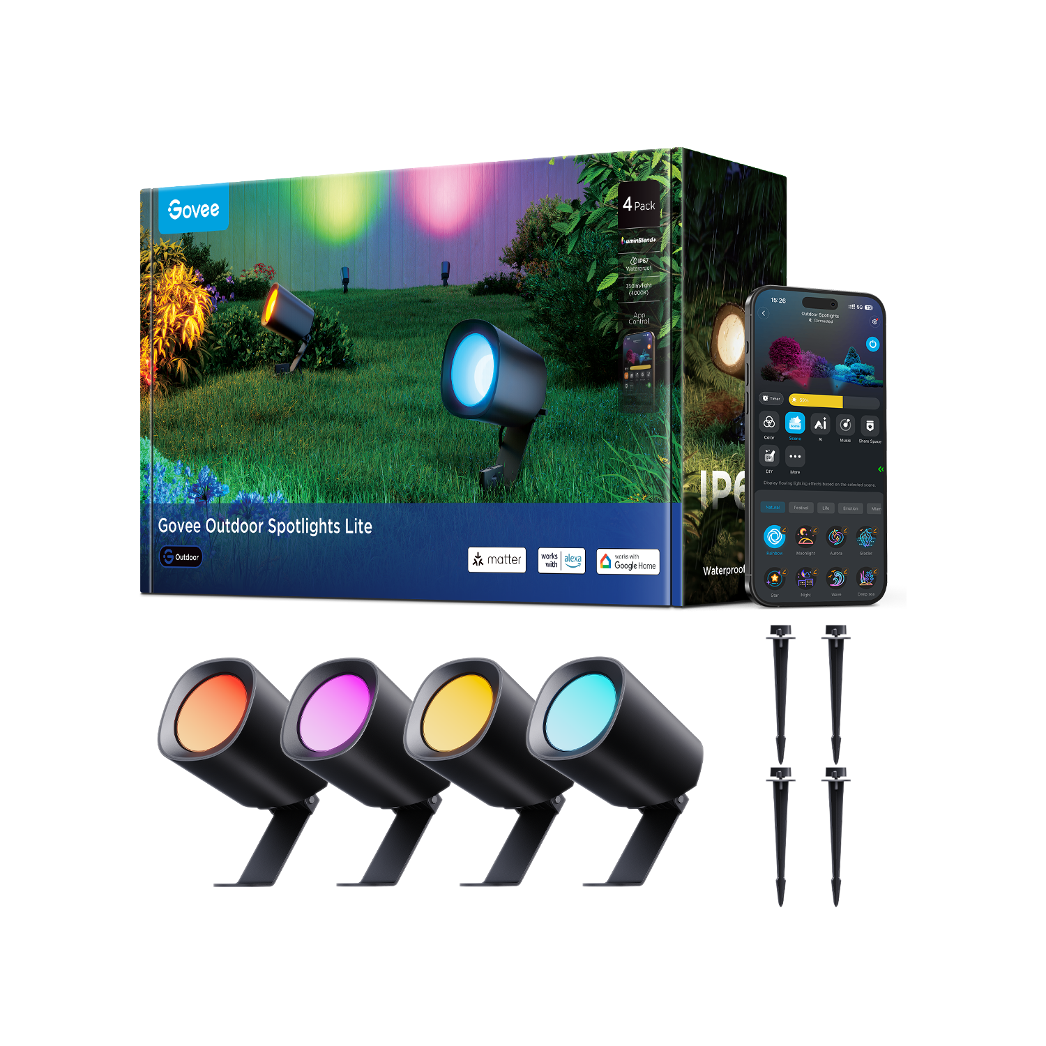 Govee Outdoor Spotlights Lite